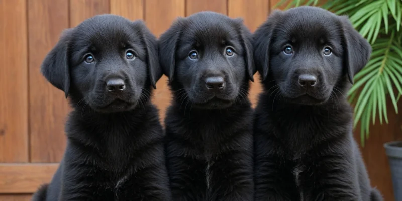 Care of Black Lab German Shepherd Puppies