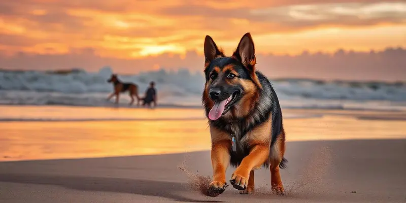 Black and Brown German Shepherd Puppies