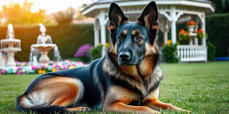 Nice Black and Sable German Shepherd