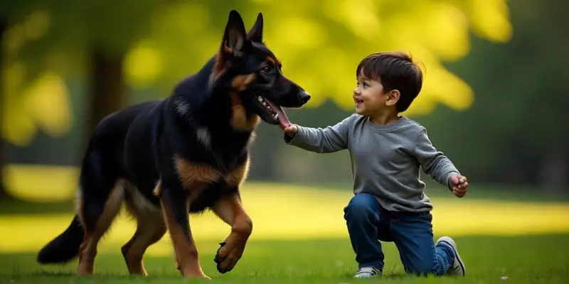 Perfect Black And Brown German Shepherd