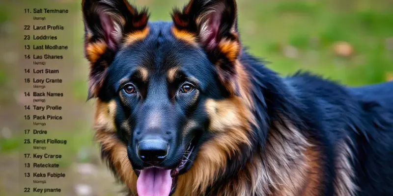 Perfect Black German Shepherd Names