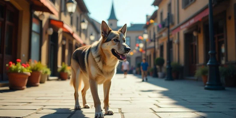 Perfect Black-Silver German Shepherd