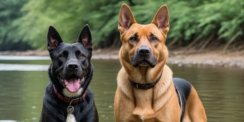 Perfect Pitbull and German Shepherd Breed